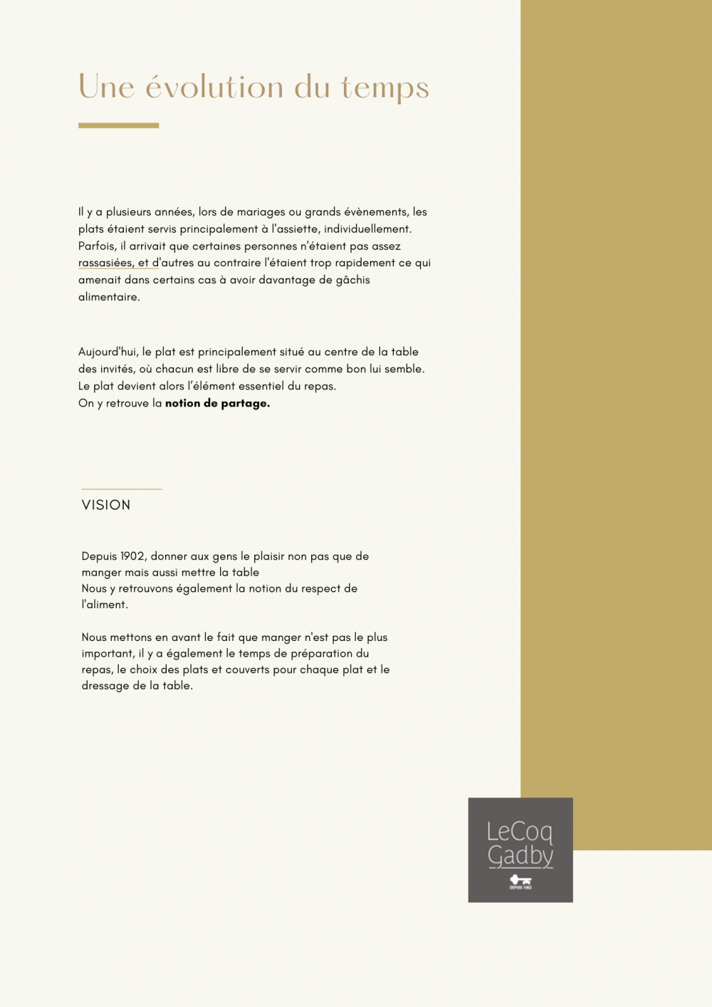 L'évolution de la vaisselle L'évolution de la vaisselle